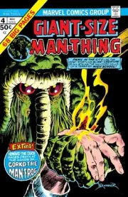 GIANT - SIZE MAN -THING #4 COMIC BOOK COVER 11"x17" POSTER PRINT