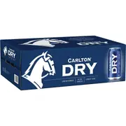 Carlton Dry Low Carb Lager Cans 375ml x 24 Case