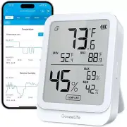 Hygrometer Thermometer H5104, Bluetooth Room Temperature Monitor with APP