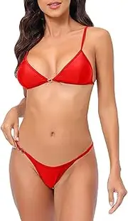 [Litetao] Women Bikini Set Swimwear Push-Up Padded Bra Sexy Swimsuit Halter Beachwear…
