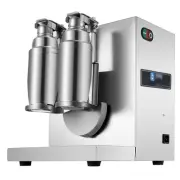220W Automatic Bubble Tea Stirring Machine, 400r/min Dual Cup Stainless Steel