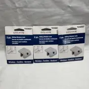 Gate house to be sliding window lock O0358687 Lot Of 3 K5