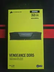 CORSAIR - VENGEANCE 32GB (2x16GB) DDR5 6000MHz C36 UDIMM Desktop Memory - Black