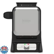 Ninja BW1001 NeverStick PRO Belgian Waffle Maker, Vertical Design, 5 Shade Se