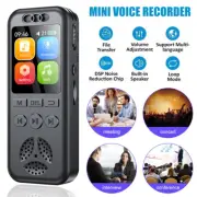1.44" Voice Recorder Digital Activated Mini Sound Audio Dictaphone MP3 Records