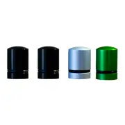 Geocache Nano Container Micro Cache - 4 PACK (2 Black, 1 Green, 1 Silver)