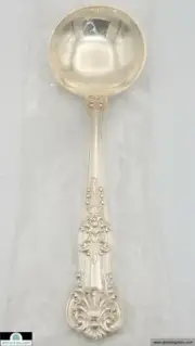 Tiffany & Co English King Sterling Silver Bouillon Spoon 5" *BRAND NEW*