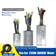 E-bike Controller SM Connector Brushless Ebike Controller 24V/36V/48V 250W-1500W
