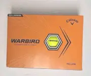 Callaway warbirds yellow golf balls 12pk new.