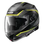 Nolan N100-5 Plus Modular Helmet - Overland Flat Grey / Yellow - Choose Size