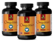 Eye supplements for dry Eyes - OMEGA 8060 3B - fish oil high epa dha