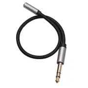 Audio Adapter 6.35mm 1/4 Male to 3.5mm 1/8 Female Stereo Jack for8876