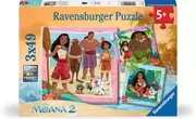 WT: Moana 2 Puzzle, 3x49pc