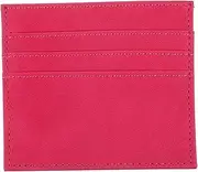 [TEMPNAP] Men's and Women's Card Holder Cards Wallet Welcome Mold Holder Wallet for Women Slots Wallet Credit Card Wallet Man Purse Card Wallet for Women Unisex Wallet Bag Pink Leather