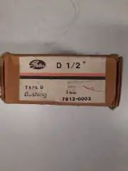 GATES CAST IRON 1/2" D-BUSHING(SUB FOR "H" BUSHING FOR AK/BK PULLEYS -D-1/2 BR2