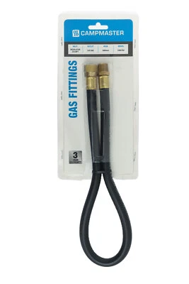 Campmaster CM4762 Gas Hose 600mm 3/8 BSP M to 3/8 SAE F LP
