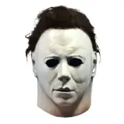 Adult Halloween Michael Myers Mask Latex Full Head Scary Horror Murderer Cosplay
