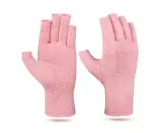 Arthritis Compression Gloves Relieve Pain From Rheumatoid,Carpal Tunnel,Compression Gloves Fingerless Gloves For Women,S