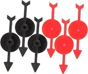MOLUCKFU 6pcs Arrows Accessories Board Game Arrow Game Plastic Pointer Plastic Spinners Game