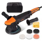 VEVOR Buffer Polisher, 6-Inch Random Orbital Polisher for Car Detailing, 6 Varia