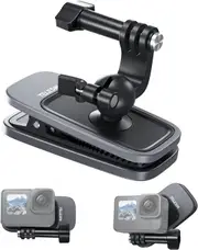 Telesin Magnetic Universal Backpack Clip - 360° Rotation - For GoPro/DJI/Insta360 Action Cameras