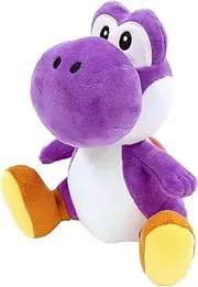 Little Buddy Super Mario Bros. Yoshi Stuffed Plush, 6", Purple