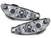 Mga headlight for Peugeot 206 02-Angel Eyes Chrome CCFL LPPE28WS XINO AU