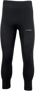 [Generisch] Generico Men's Technical Thermal Trousers Micro Perforated Ski Outdoor Cycling Work Ideal for Cold Protection Made in Italy, Black, Small-Medium