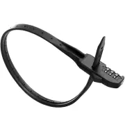 Bicycles Combination Lock for Bike Cable Tie Wear-resistant Space-saving