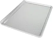USA Pan Bakeware Cookie Sheet, Large, Warp Resistant Nonstick Baking Pan, Made in The USA from Aluminized Steel,Silver