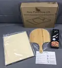 Cordierite Pizza Stone Wooden Pizza Peel/Paddle & Pizza Cutter Oven or Grill New