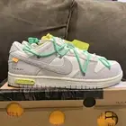 Nike Dunk Low Off-White Lot 14 Size 10 Electro Green DJ0950106 sb sp