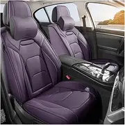 Universal Car Seat Cover Accessory for Peugeot 106 205 206 206 S 206 SW 206CC 207 207CC 207 SW 208 Auto Parts/Waterproof, Purple