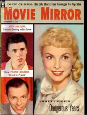 MAG: MOVIE MIRROR SEPT 1958-FRANK SINATRA-RICK NELSON VG
