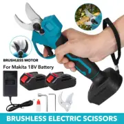 Brushless Cordless Electric Pruning Shears Scissor Pruner For Makita 18V Battery