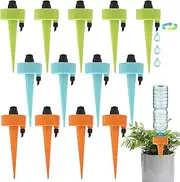 12Pcs Self Watering Spike for Indoor Plants, Adjustable Plant Watering Bulbs with Slow Release Control Valve, Automatic Irrigation Drippers Plants for Garden Flowerpot
