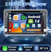 Universal 7" Android 14.0 Car Stereo GPS Double 2 DIN CD/DVD Player FM/AM DAB+BT