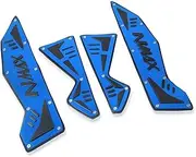 Fit For YAMAHA NMAX 155 N-MAX 155 NMAX155 2015 2016 2017 2018 2019 2020 Motorcycle Foot Footrest Pegs Plate Pads Set Footboard Steps (Size : Blue)