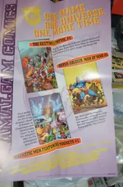 AMALGAM COMICS DC COMBINED WITH MARVEL 15 X 22 INCH PROMO POSTER SUPER-SOLDIER