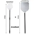9 Inch Perforated Pizza Turning Peel with Rectangular Pizza Peel Set Pizza Shove