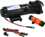 Daseeme 12V RV Sewage Chopper Pump Quick Release rator Pump Car Modification Accessory Replacement for RV Marine Boat