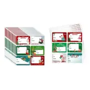 20 Sheets Self-Adhesive Christmas Tagged Sticker Christmas Present Name Labels