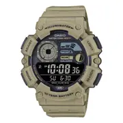 Casio Unisex Resin Digital Watch Khaki WS1500H-5B