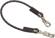 HorseGuard Elastic tie 135 cm with Panic Hook and Bull snap for Horse Trailer, 1 Piece, Box, Stable, Trailer tie, Dark Blue