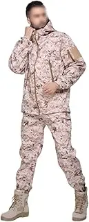 [ZSCAL] Men Camouflage Insulated Warm Snowsuit Ski Jacket Pantsset, Adult Thick Warm Ski Suits Set, Outdoor Sports Suit, for Men Skiing, Snowmobiling, Hiking, Climbing, Camping (Color : F, Size : XX-Large)