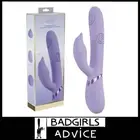 VIVE | Pallina Tapping 25cm Vibrating Long Clit Dolphin Nub Dual Sex Toy 10 Spee