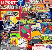 50x Movie Back To The Future Sticker Pack Waterproof Graffiti Phone Xmas Gift