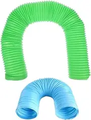 Pet Tunnel Toys 2pcs Hamster Plastic Tunnels Flexible Maze for Small Animals Activity Center for Hamsters