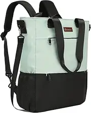CYUREAY Convertible Backpack Tote Women Laptop Daypack Fits 15.6-Inch Laptop & Tablet…