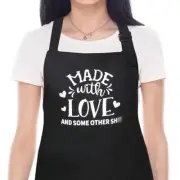 Funny Aprons for Men Customized Funny Gifts for Men, Cooking Made With Love